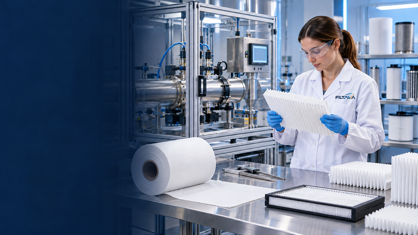 Illustrative filtration testing laboratory and sample development workbench